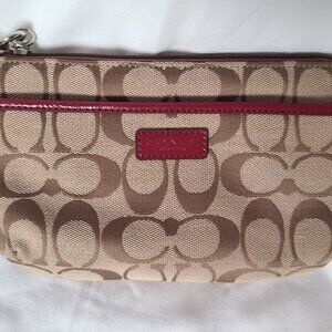 Coach Park Signature Medium Wristlet